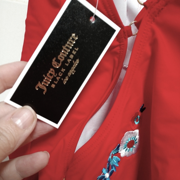 NWT Juicy Couture Black Label One-piece swimsuit - Picture 2 of 8